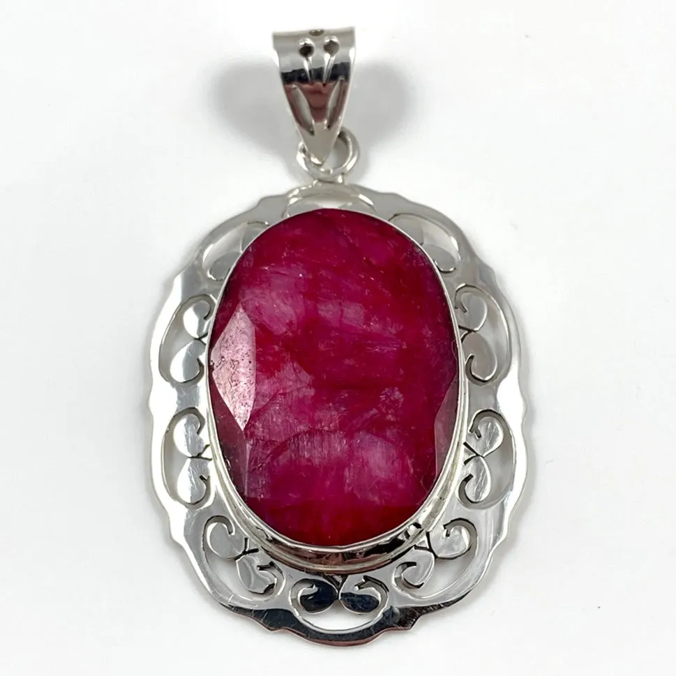 Indian Ruby Pendant