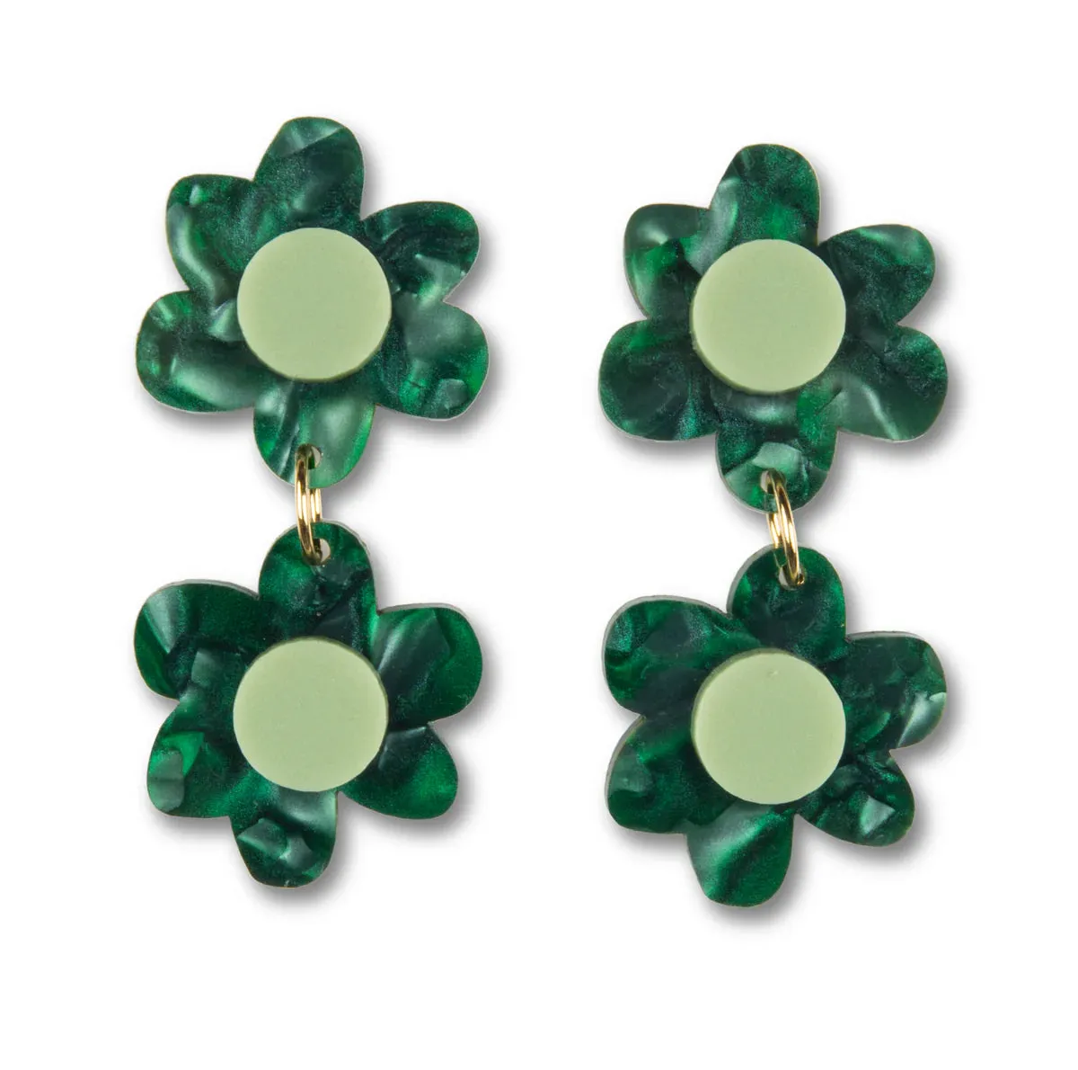 Jolene Earrings - Greens