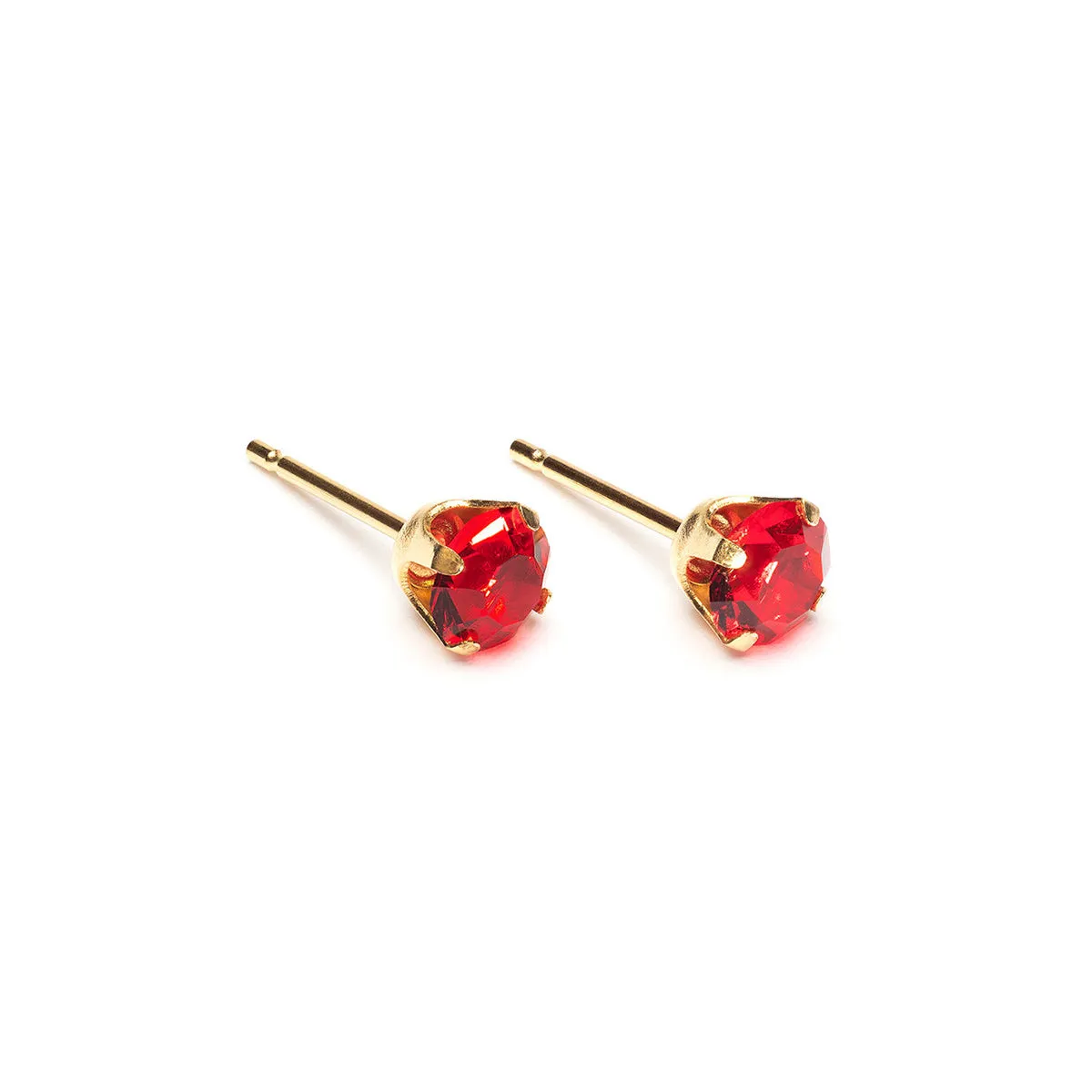 July Birthstone 5mm Earrings