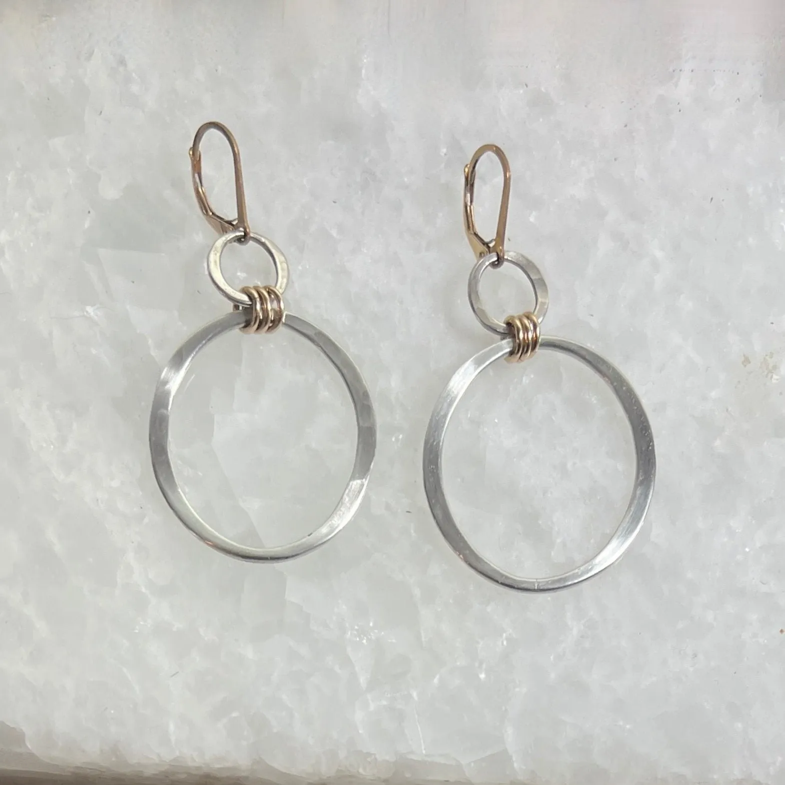 Kai Petite & Large Earrings Gold Filled - Mixed Metal