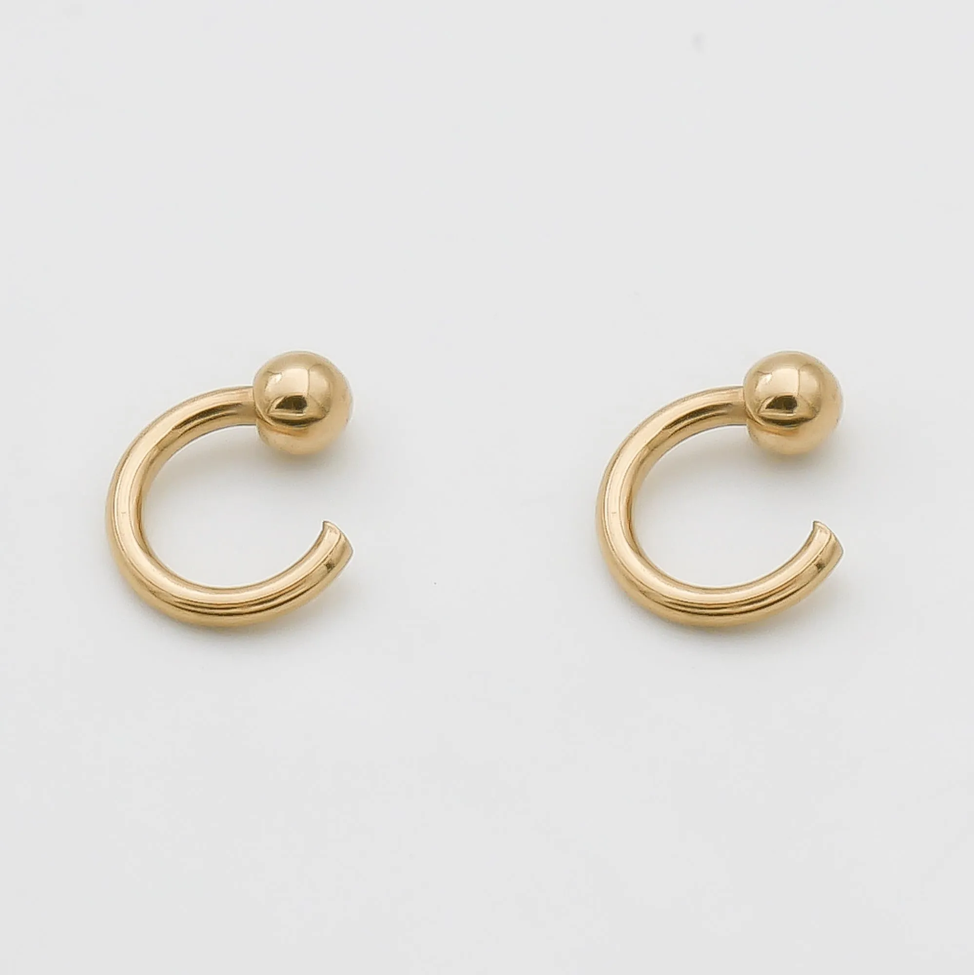 Lara Half Hoop Earrings