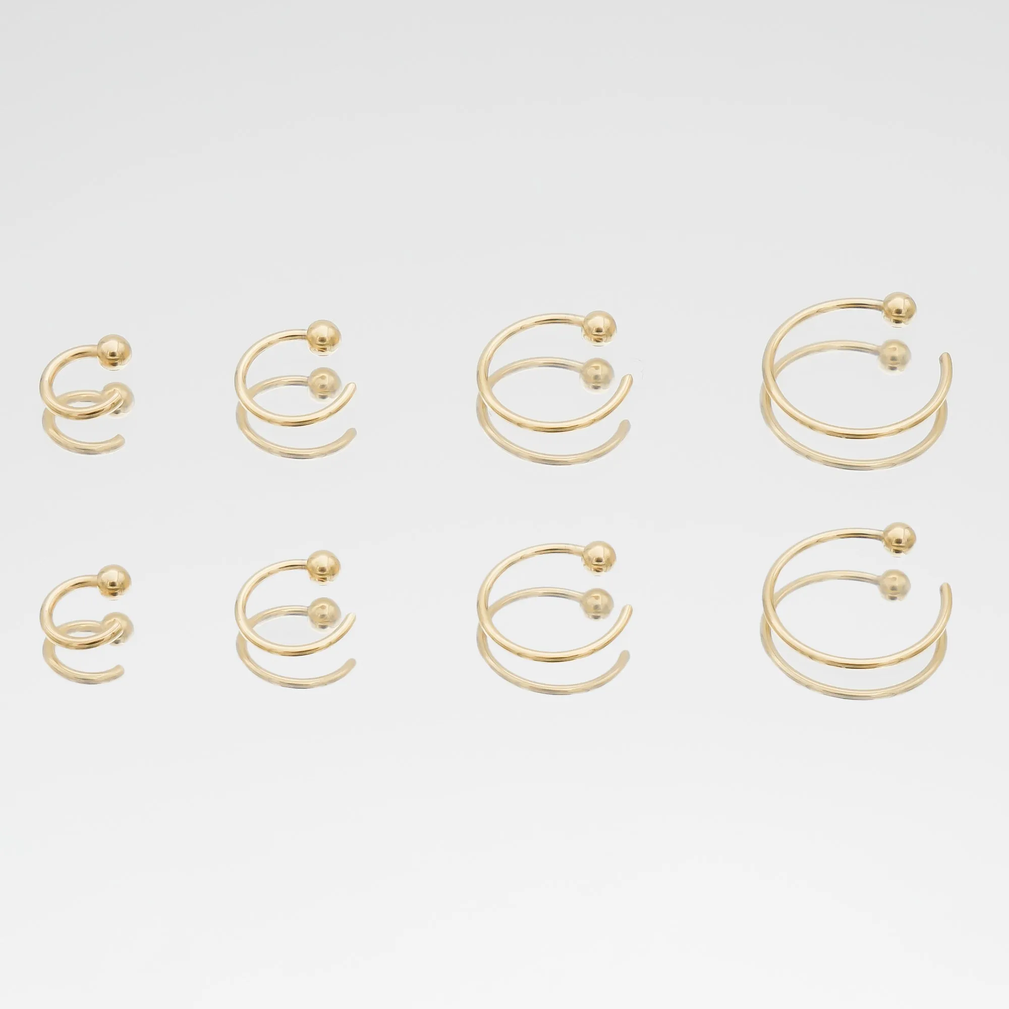 Lara Half Hoop Earrings