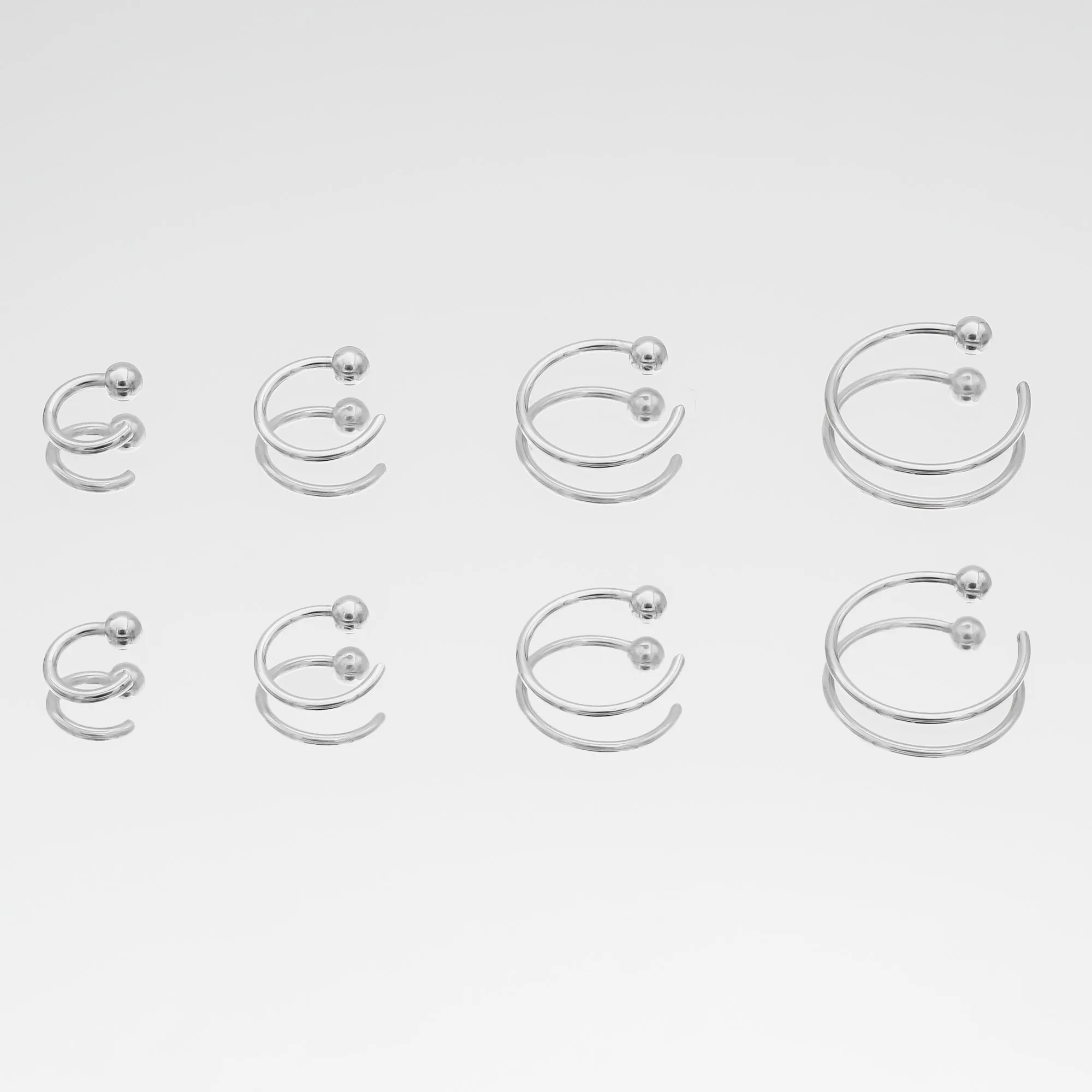 Lara Half Hoop Earrings