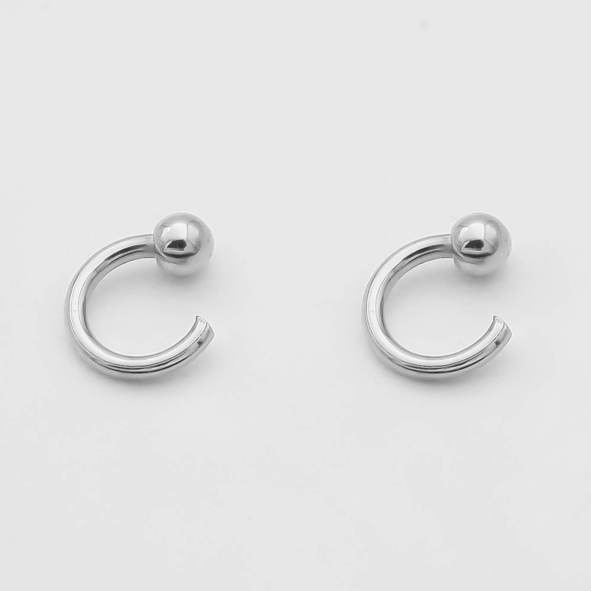 Lara Half Hoop Earrings