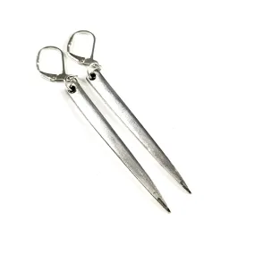 Long Fork Tine Dangle Earrings