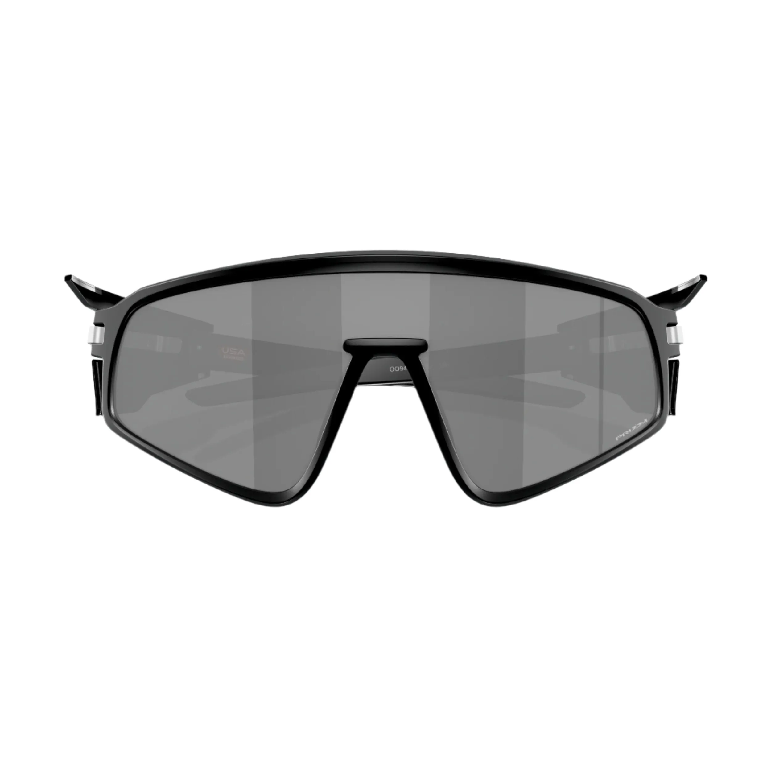 Stylish Matte Black Latch Panel Sunglasses