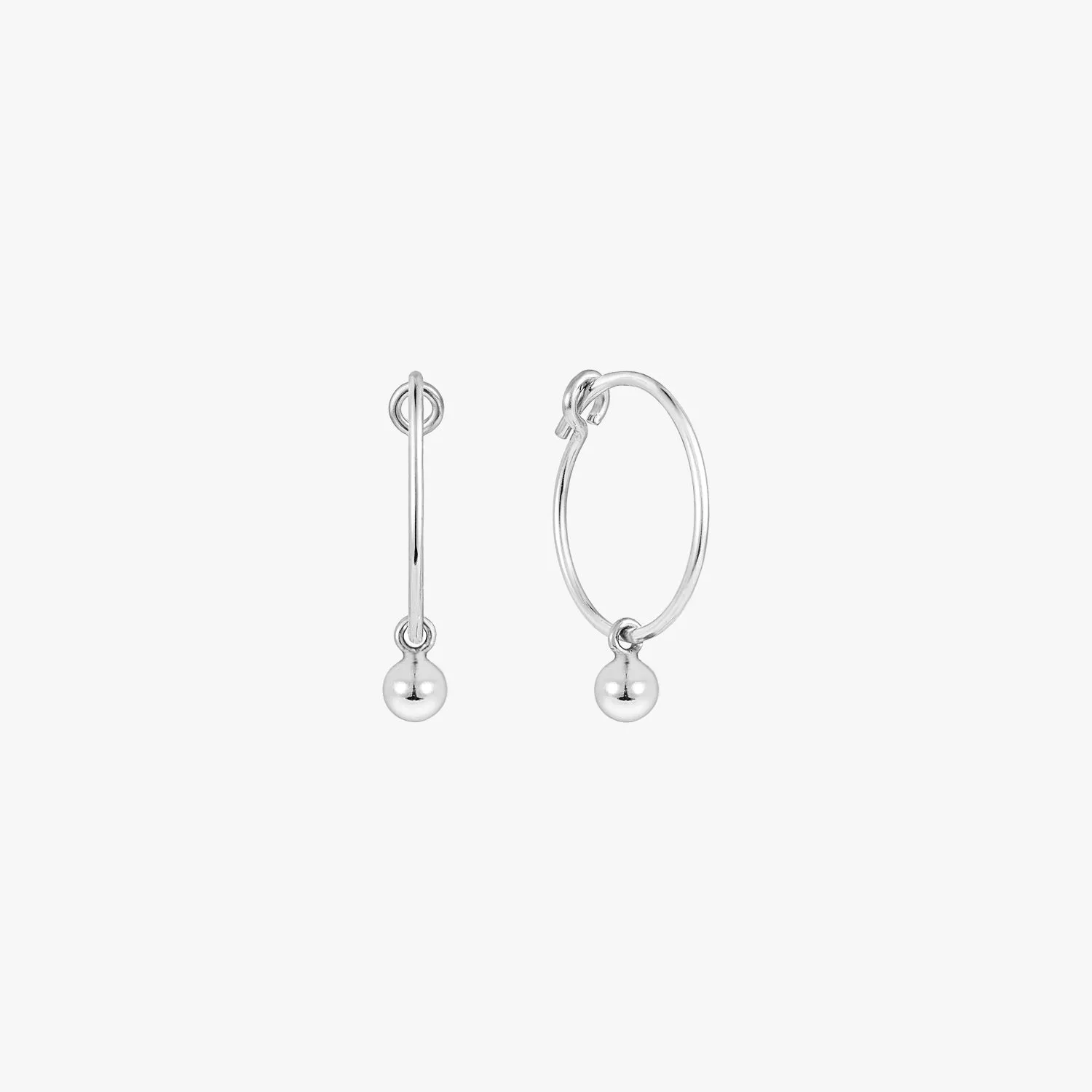 Mini Ball Hoop Earrings