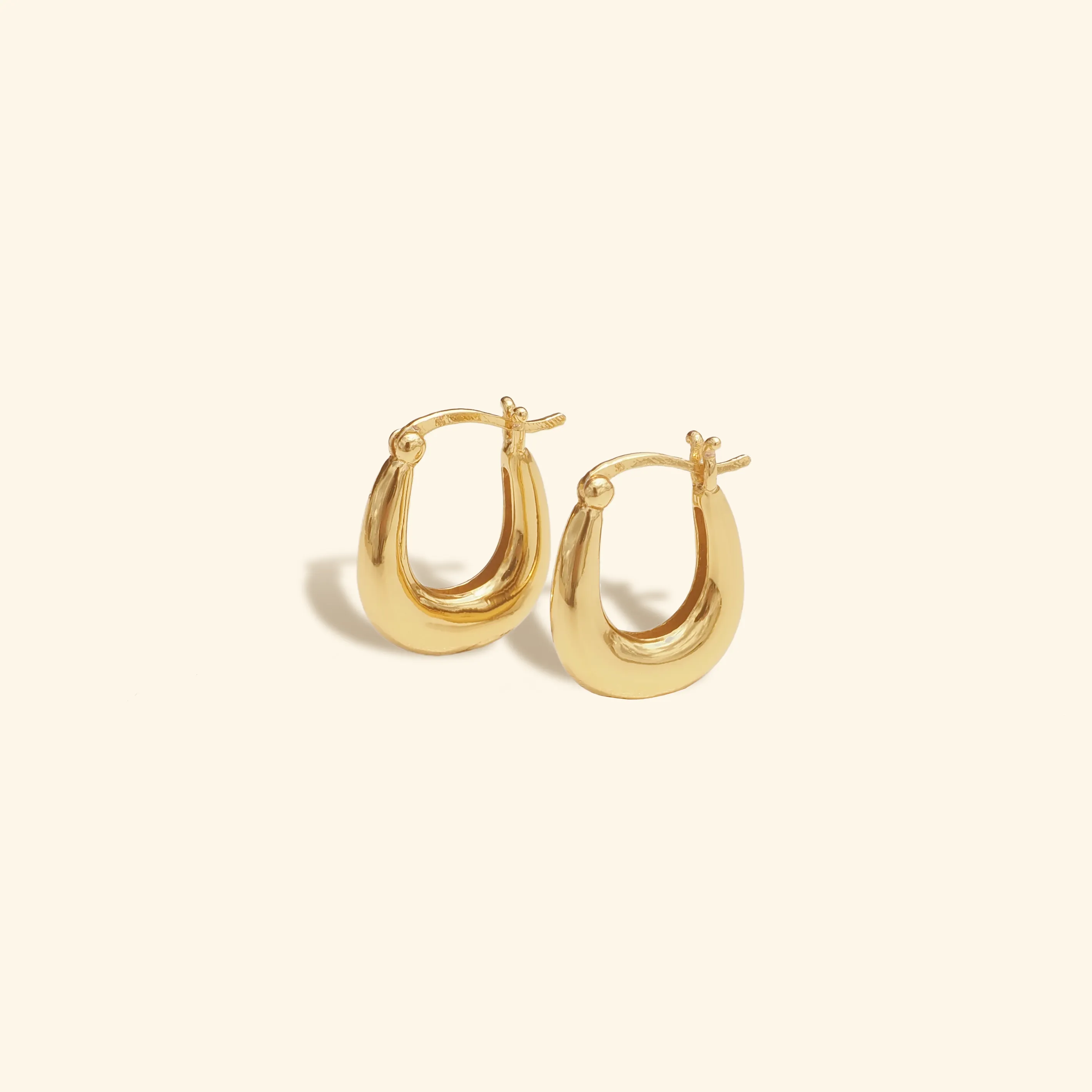 Mini Bold Hoop Earrings