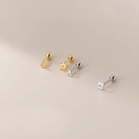 Mini Charms Multi Piercing Studs