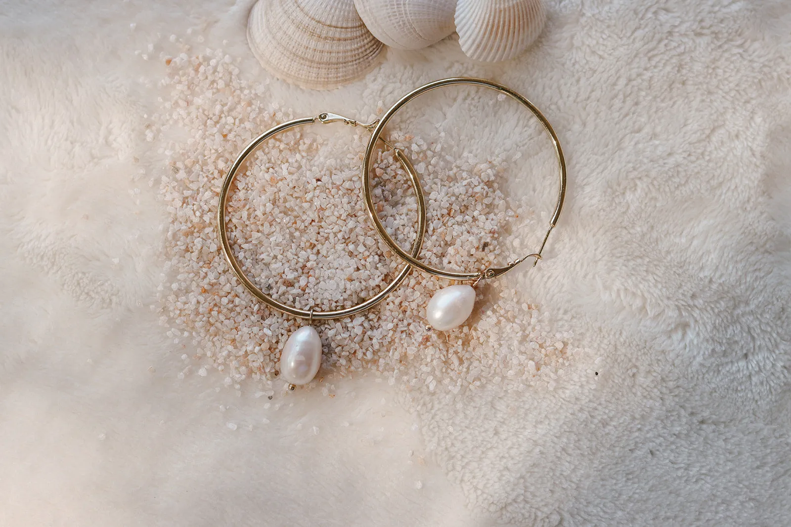 Pearl Hoops