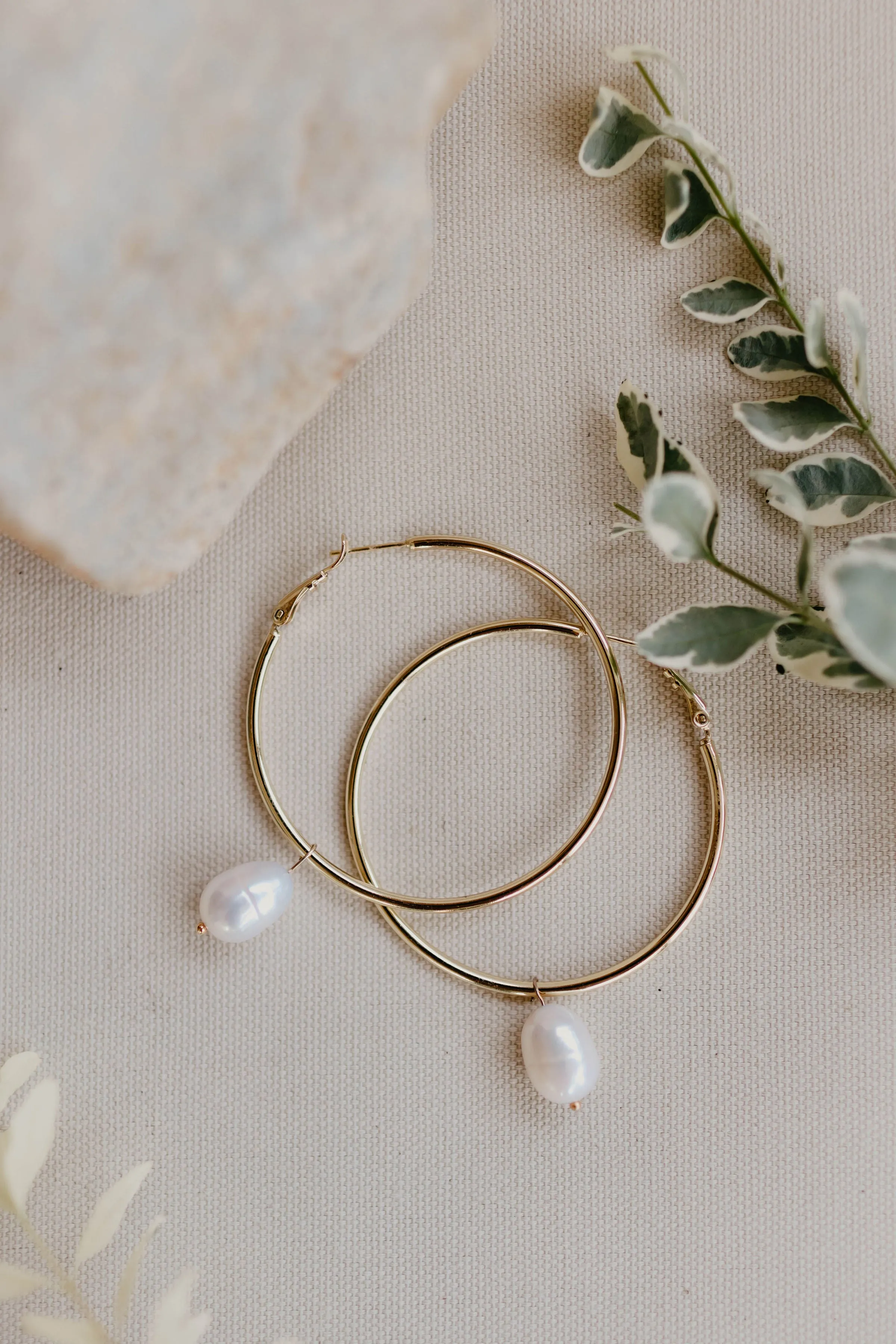 Pearl Hoops