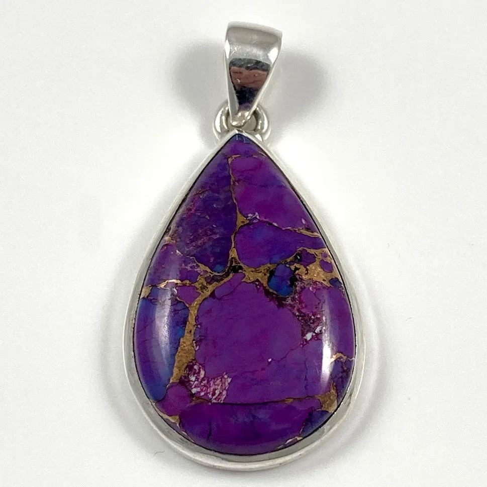 Purple Copper Turquoise Pendant