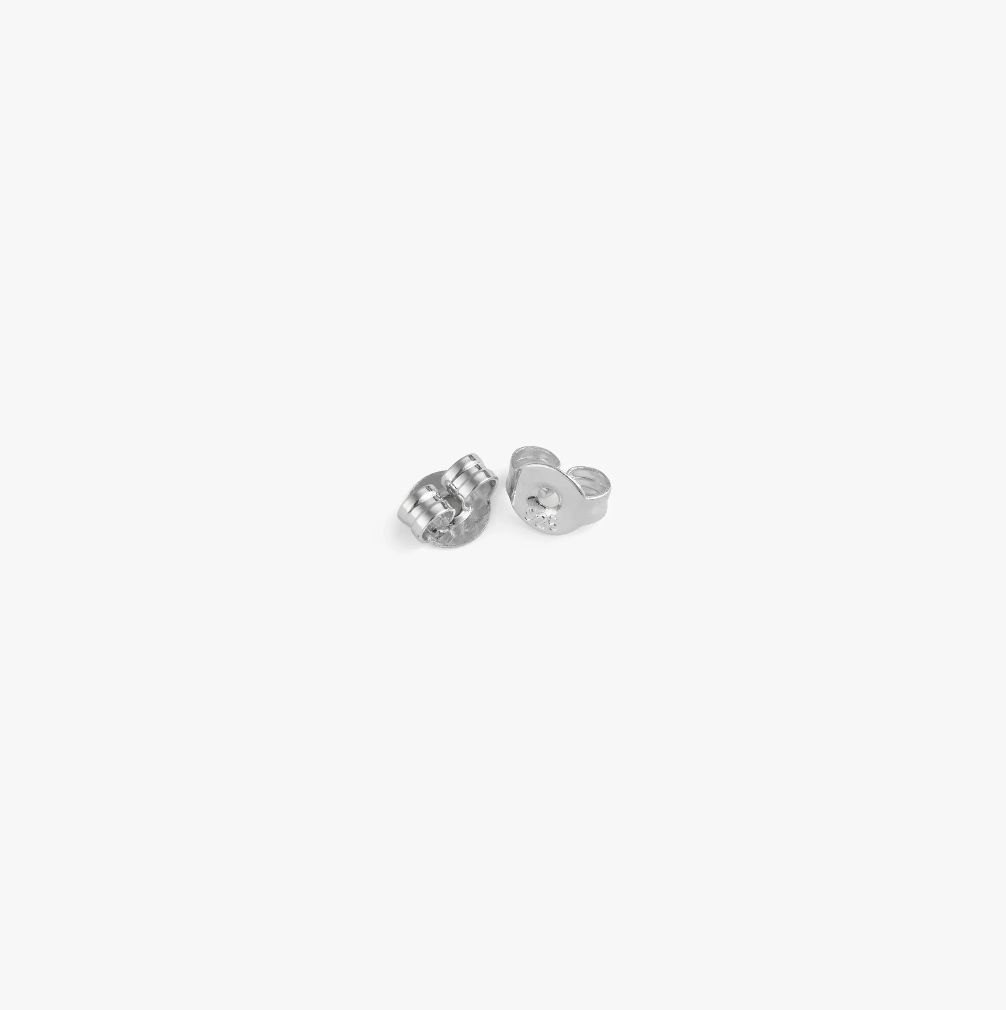 SQUARE ZIRCONIA STUDS Silver