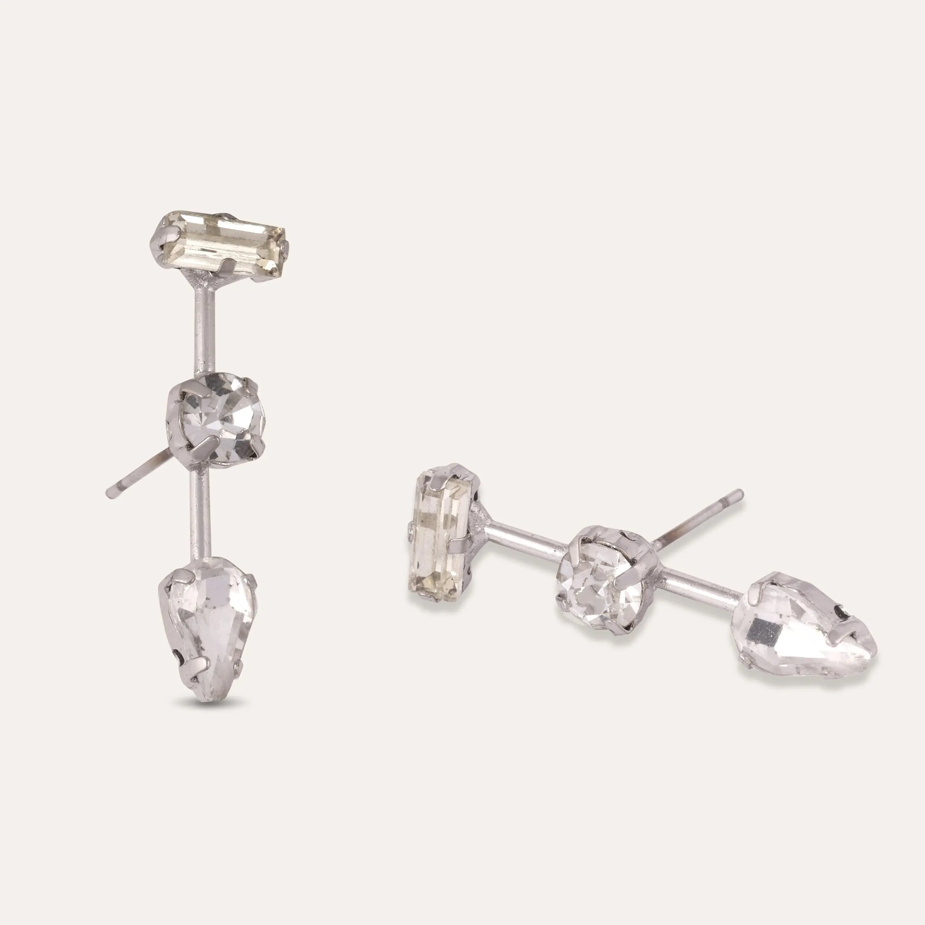 TFC Lovestruck Silver Plated Stud Earrings