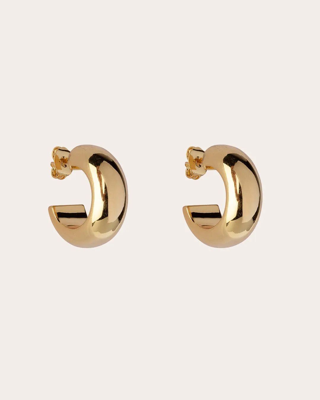 The Chunky hoops - gold plated