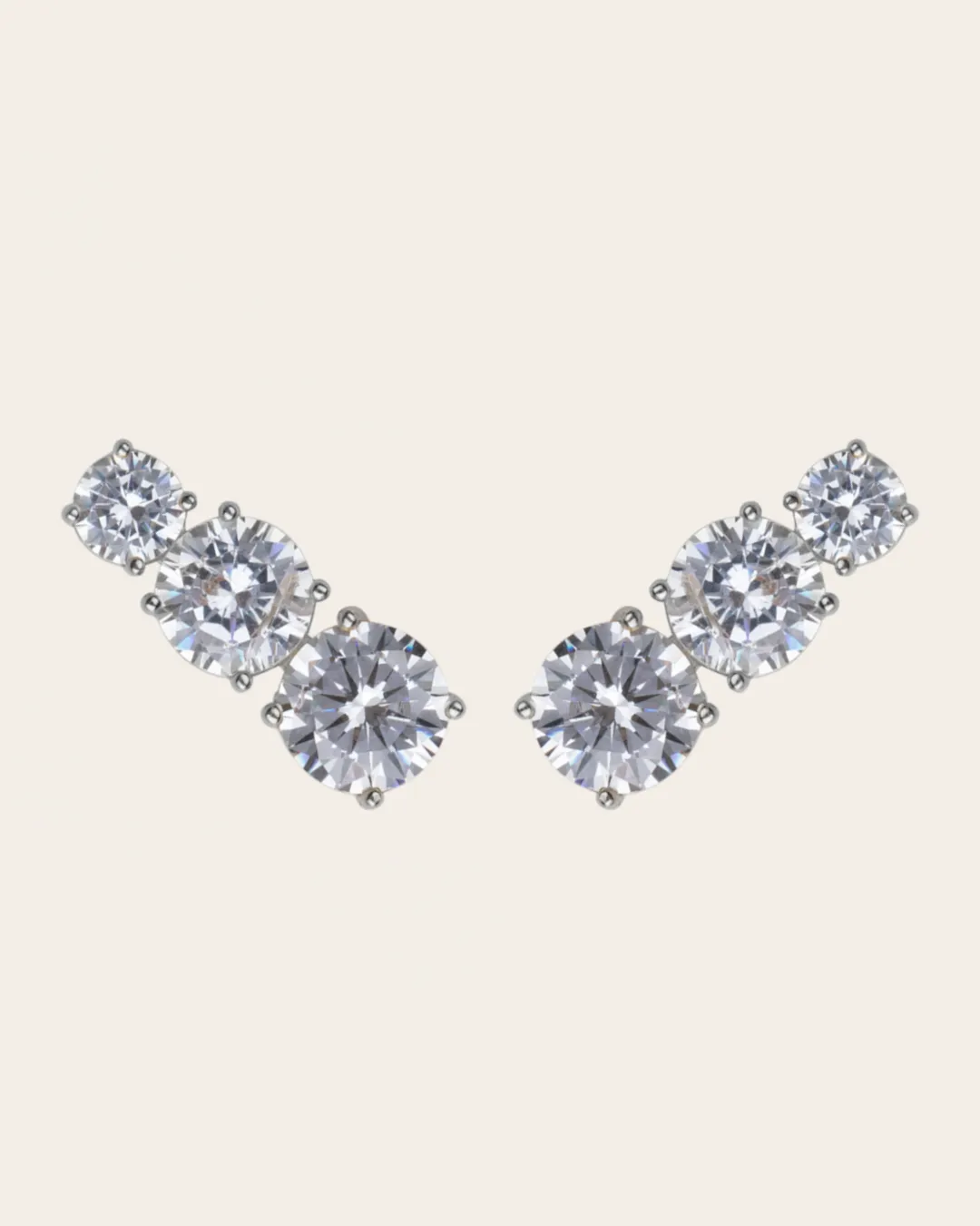 The Jumeirah studs - sterling silver