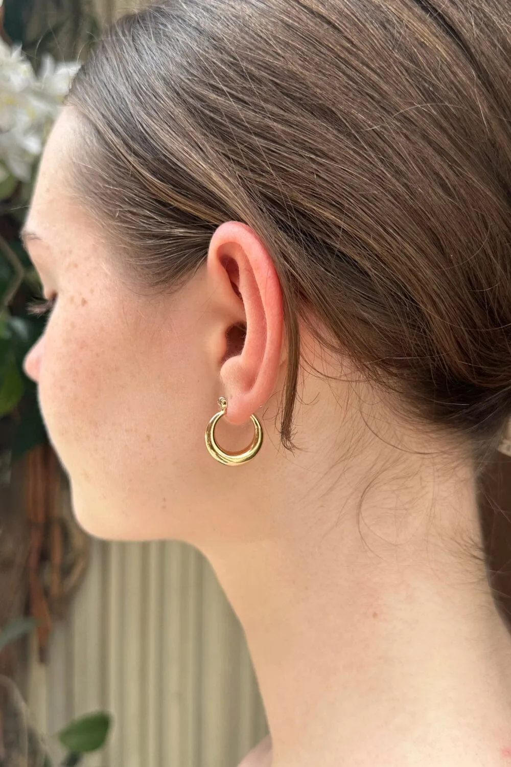 Thick Hoop Earrings