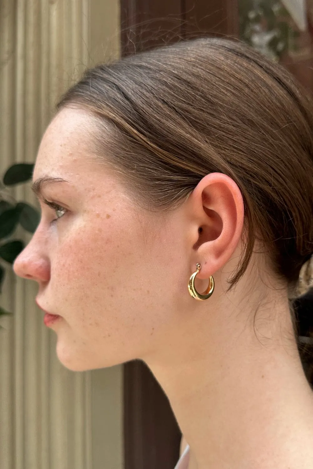 Thick Hoop Earrings