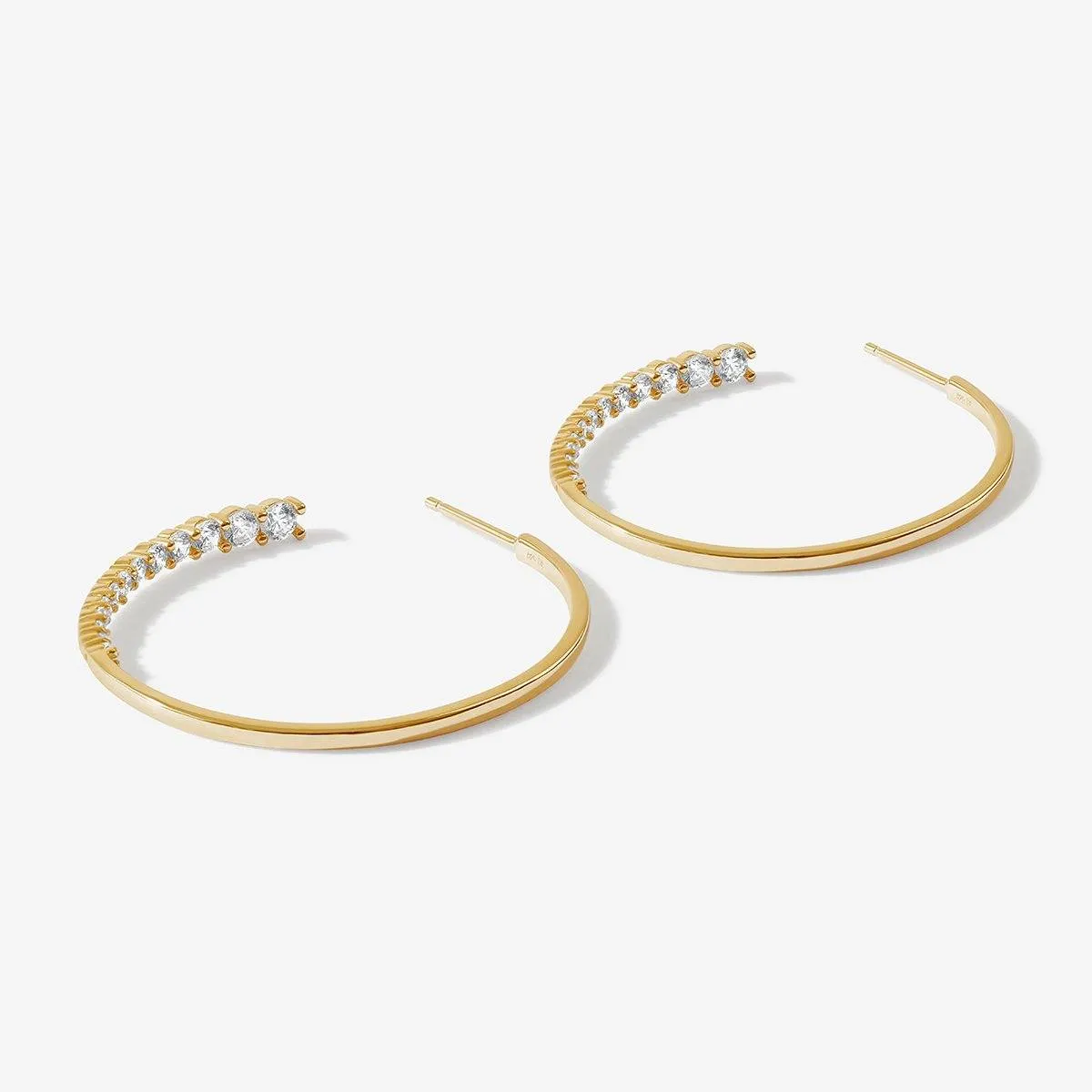 Tyler maxi hoop earrings