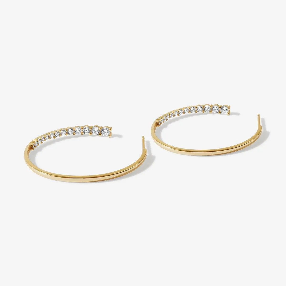 Tyler maxi hoop earrings