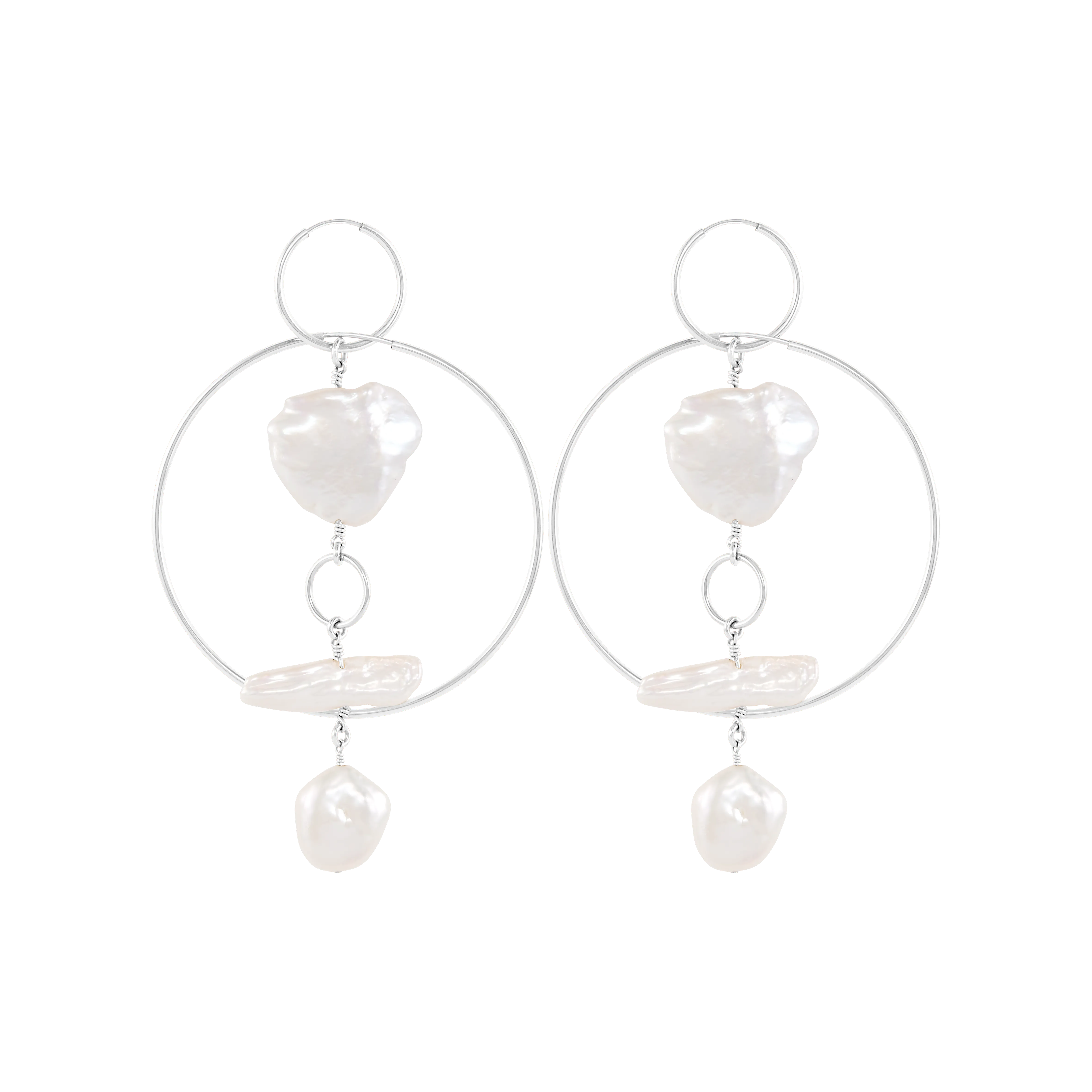 Verona Earrings - Silver