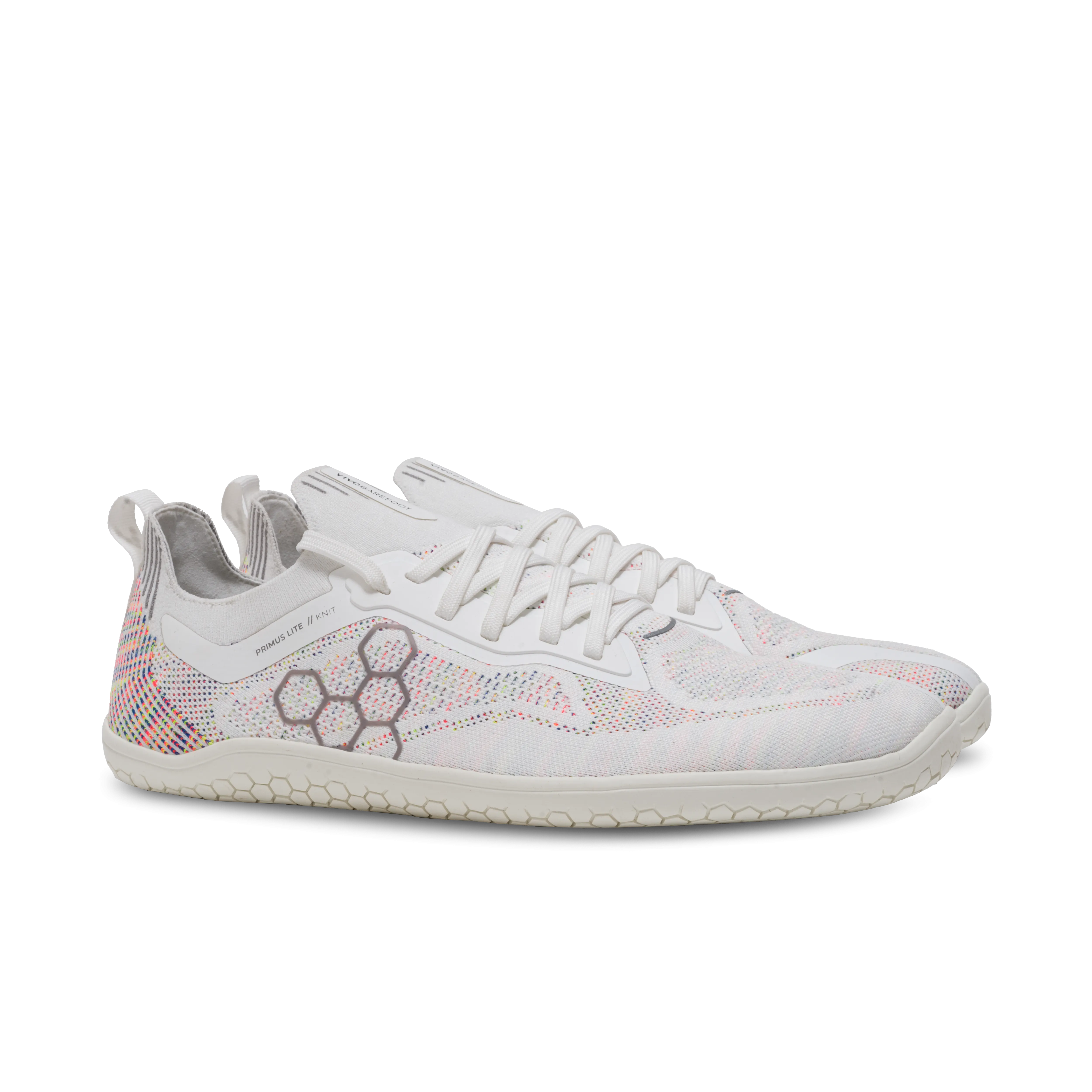 Vivobarefoot Primus Lite Knit Mens - Bright White/Iridescent