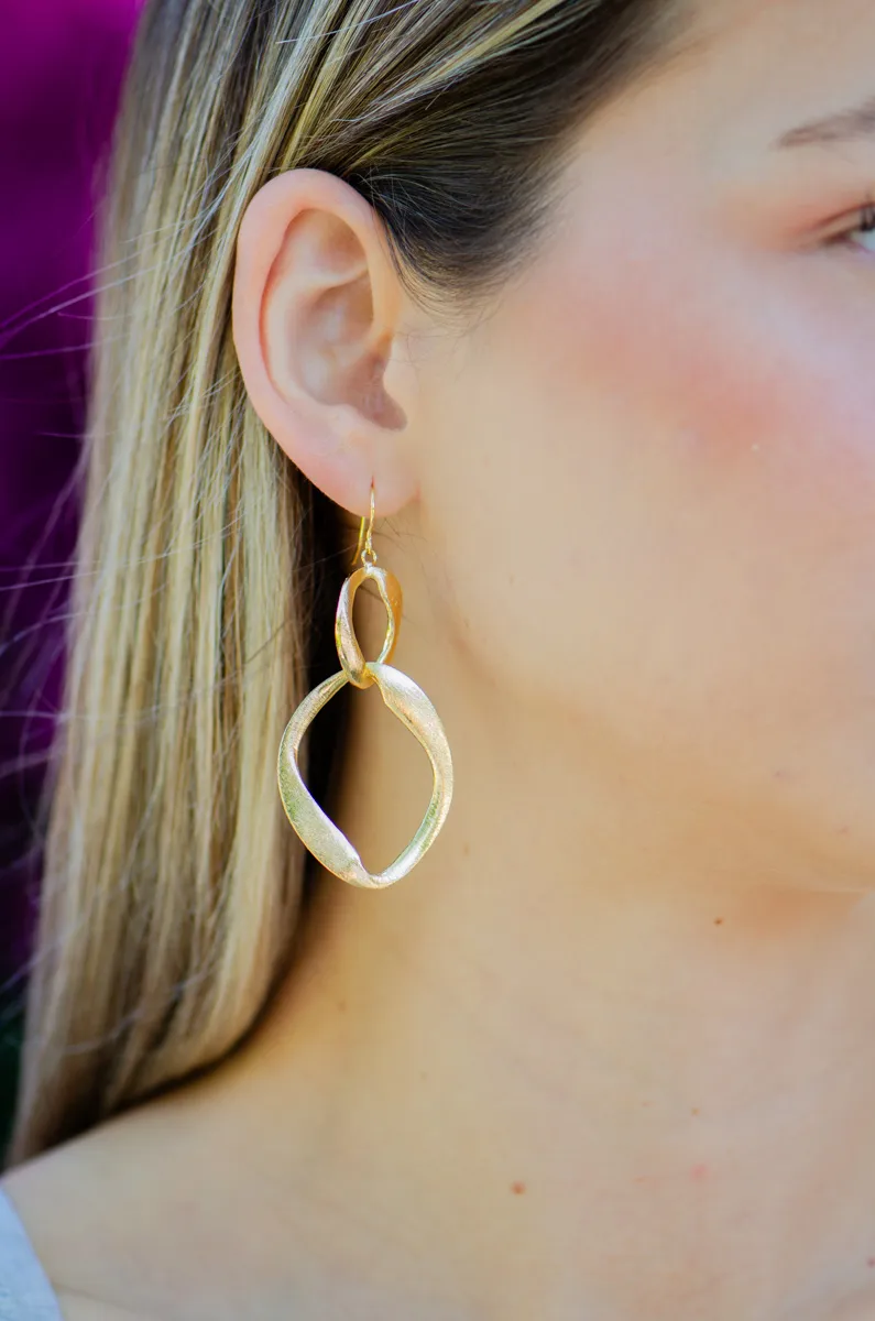 Wren Double Link Earrings